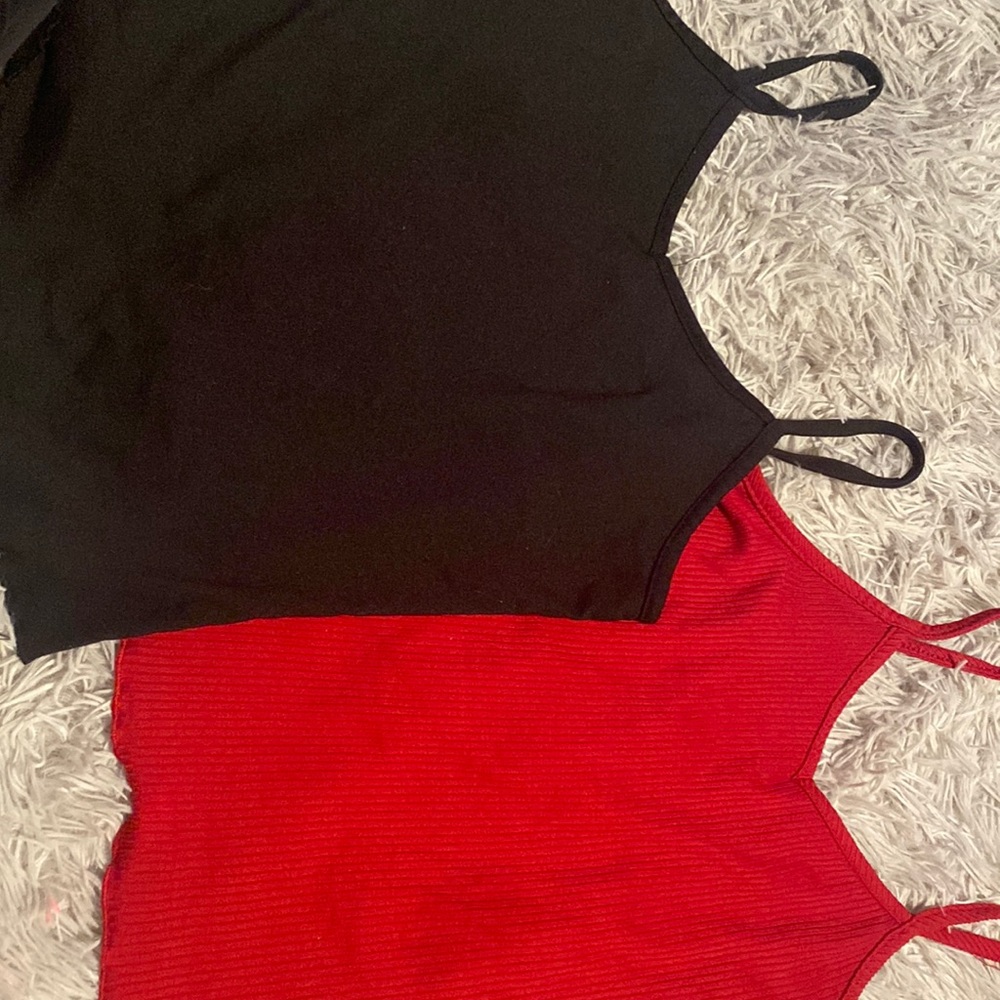 2 crop tanks